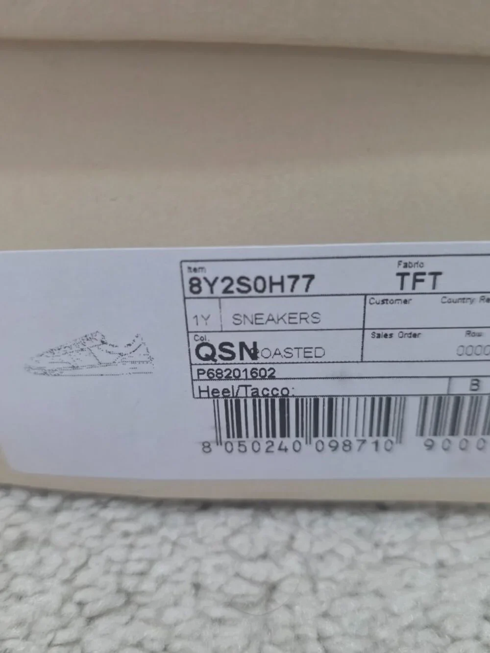VALENTINO GARAVANI Upvillage Perforated Sneaker Roasted 44 - Picture 11 of 12
